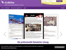 Tablet Screenshot of dodeley.com